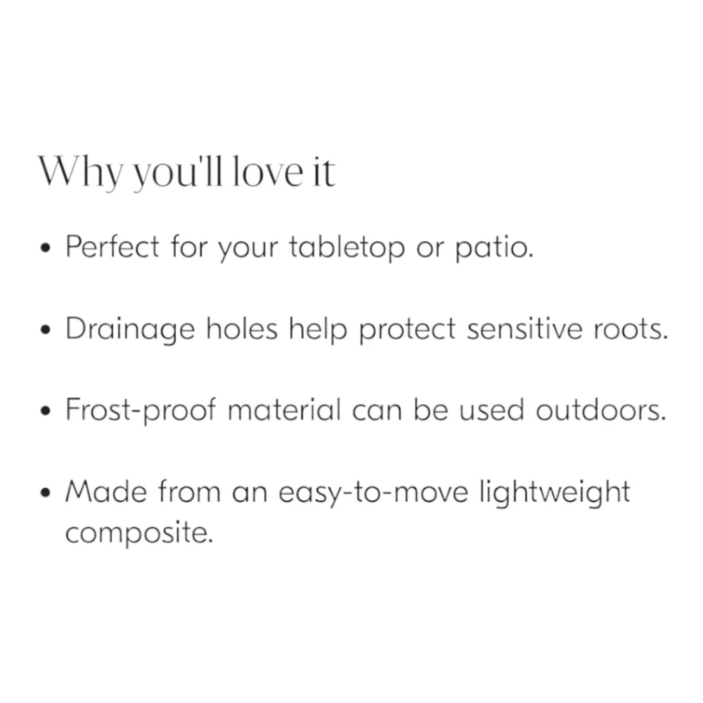 West Elm Radius Ceramic Indoor/Outdoor Tabletop Planters